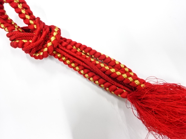 正絹　手組帯締め